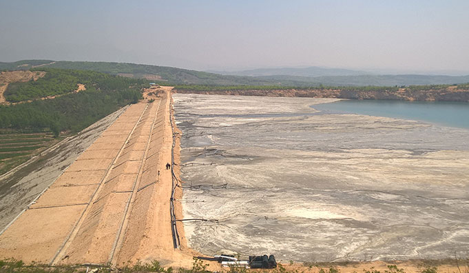 Tailings pond construction and management