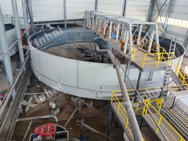 Bolted thickener at Xinhai Mongolia zinc plant