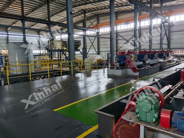 Flotation circuit at Xinhai Mongolia zinc plant
