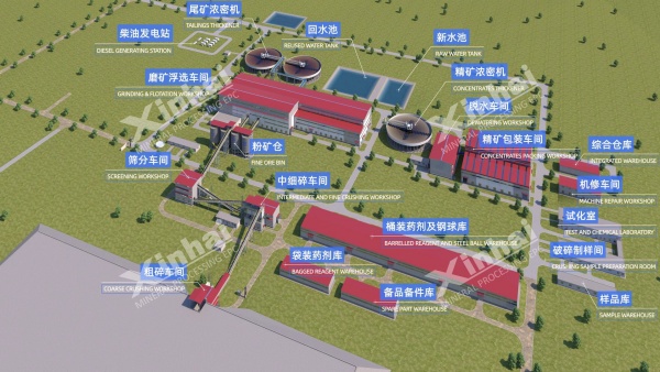 3D-Molybdenum-Ore-Beneficiation-Plant