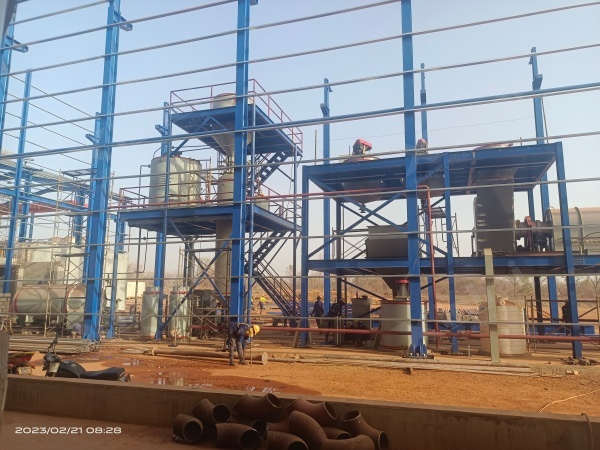 Steel-structure-ore-processing-plant