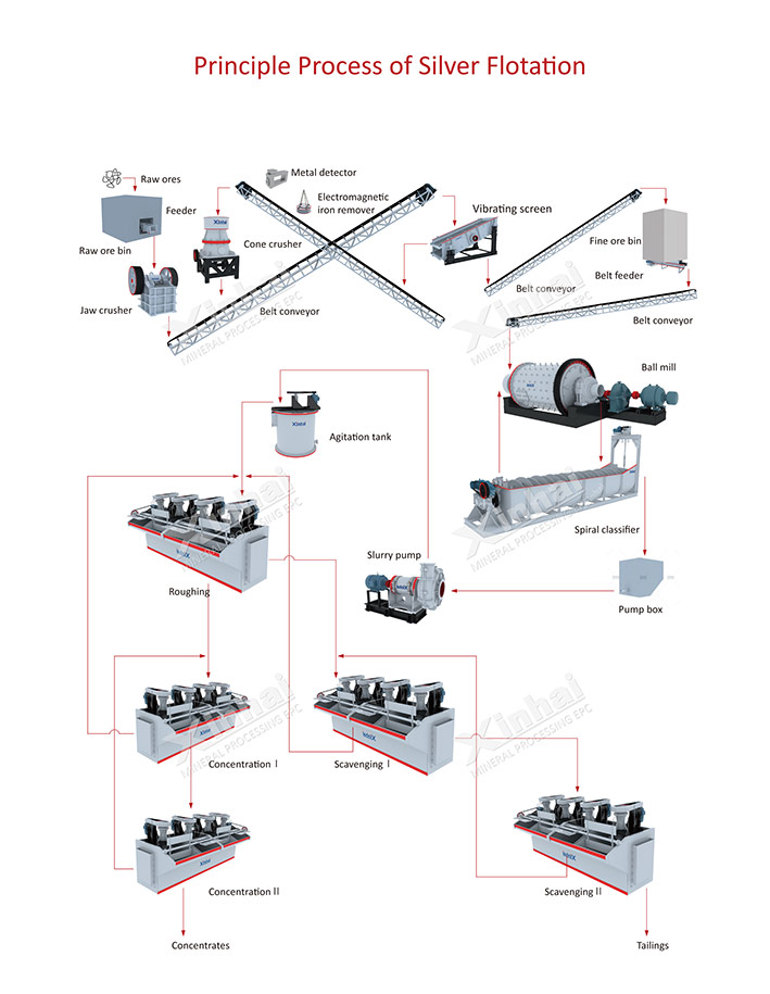 Silver Flotation Production Line